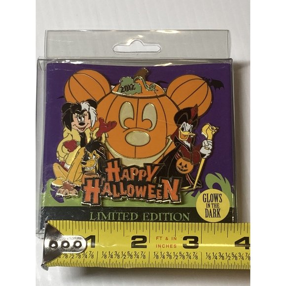 DISNEY DISNEYPARKS.COM STORE EXCLUSIVE HALLOWEEN 2012 JUMBO VILLAINS PIN LE 500 - Picture 3 of 6